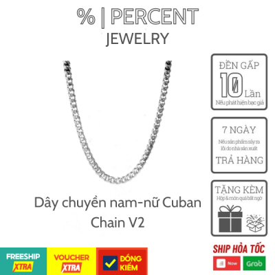 Dây Chuyền Nam, Nữ Percent Cuban Chain V2