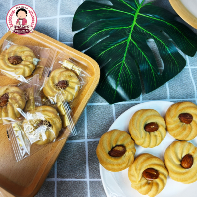 Bánh quy hạnh nhân, Bánh quy giòn tổ ong gói 500g