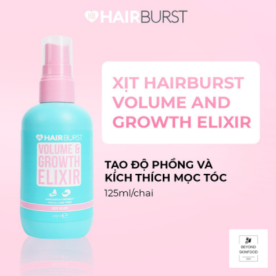 XỊT HAIRBURST VOLUME AND GROWTH ELIXIR TẠO ĐỘ PHỒNG VÀ KÍCH THÍCH MỌC TÓC
