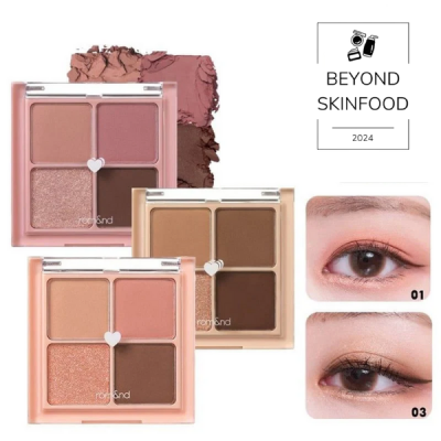 Bảng Phấn Mắt 4 Ô Màu Siêu Xinh Romand Better Than Eyes 6.5g