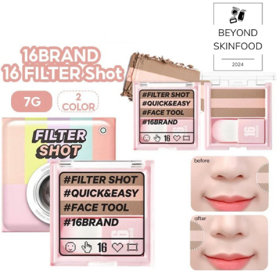 Phấn Tạo Khối Và Highlight Đa Năng 16Brand Filter Shot 7g