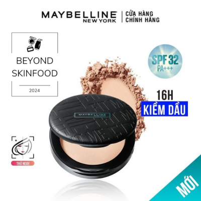 Phấn Phủ Dạng Nén Che Phủ Hoàn Hảo, Kiềm Dầu Hiệu Quả Maybelline Fit Me Matte Poreless Powder SPF32 /PA+++ 6g - Hộp Tròn