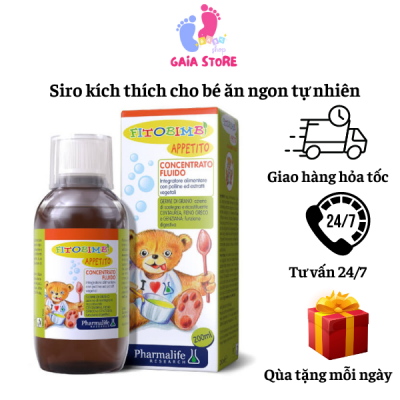 Siro kích thích cho bé ăn ngon tự nhiên Fitobimbi Appetito