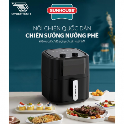 Nồi chiên không dầu 9 lít Sunhouse SHD4036