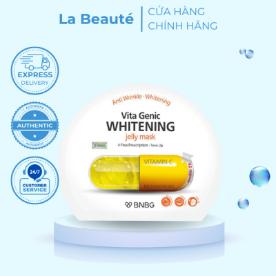 Mặt Nạ BNBG Vitamin C Chống Oxy Hóa, Làm Sáng Da 30ml Vita Genic Whitening Jelly Mask