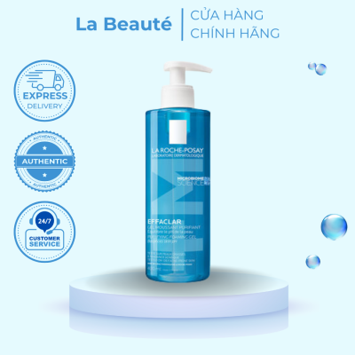 Gel Rửa Mặt La Roche-Posay Dành Cho Da Dầu, Nhạy Cảm 400ml Effaclar Purifying Foaming Gel